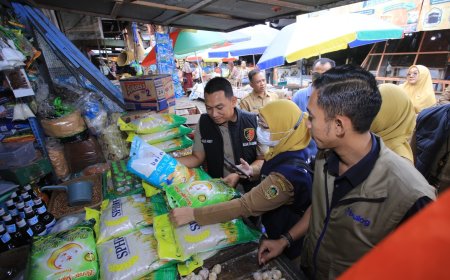 Polres Madiun Turun Langsung Pantau Harga Bapokting di Pasar