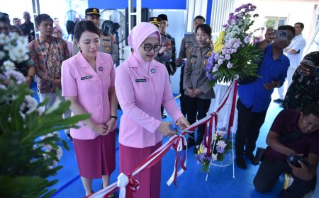 Diresmikan, SPPG Polres Gresik di Bedilan Perkuat Intervensi Gizi