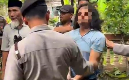 Polres Ngawi Respon Cepat Laporan 110 Amankan Pemuda Ngamuk Bawa Sajam