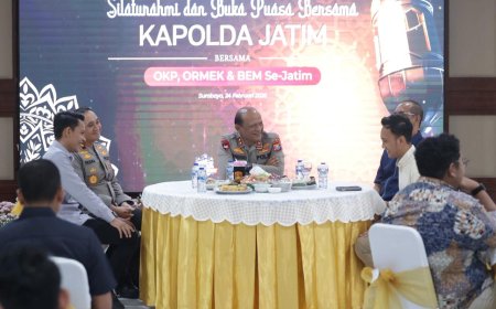 Pererat Sinergi, Kapolda Jatim Buka Puasa Bersama OKP dan Mahasiswa
