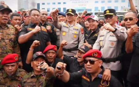 Komitmen Ormas Jaga Jakarta Bersama Polda Metro Jaya Kompak Tolak Aksi Anarkis