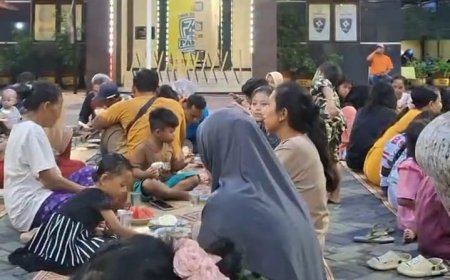 Polsek Pakal Tebar Kebaikan Lewat Dapur Berkah Ramadan