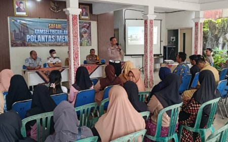 Safari Kamseltibcar Lantas Jember Sasar Pengguna Jalan di Jalur Rawan