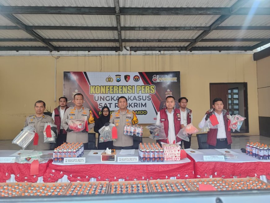 Polresta Sidoarjo Bongkar Pengoplosan LPG Subsidi Jadi Gas Portabel