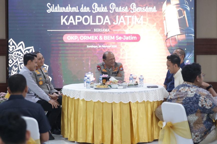 Kapolda Jatim: OKP dan BEM Mitra Strategis Jaga Kamtibmas