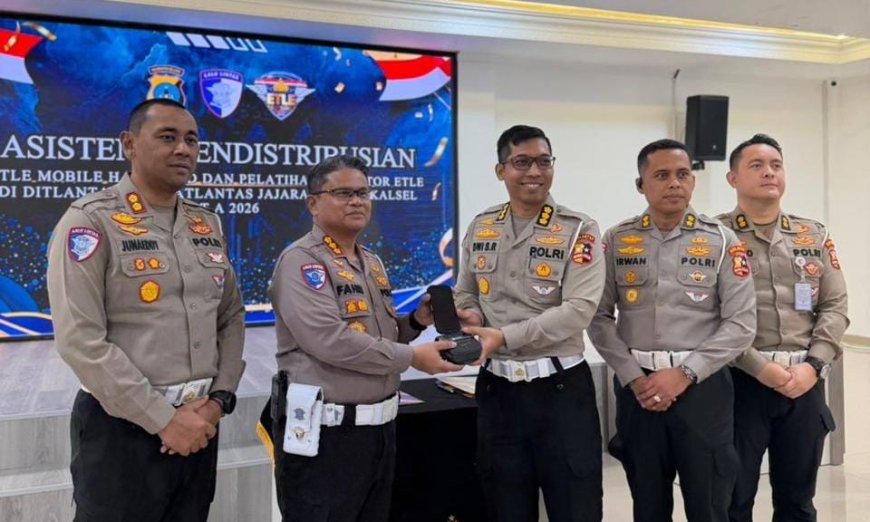 ETLE Mobile Handheld Perkuat Pengawasan Lalin di Wilayah Polda Kalimantan Selatan