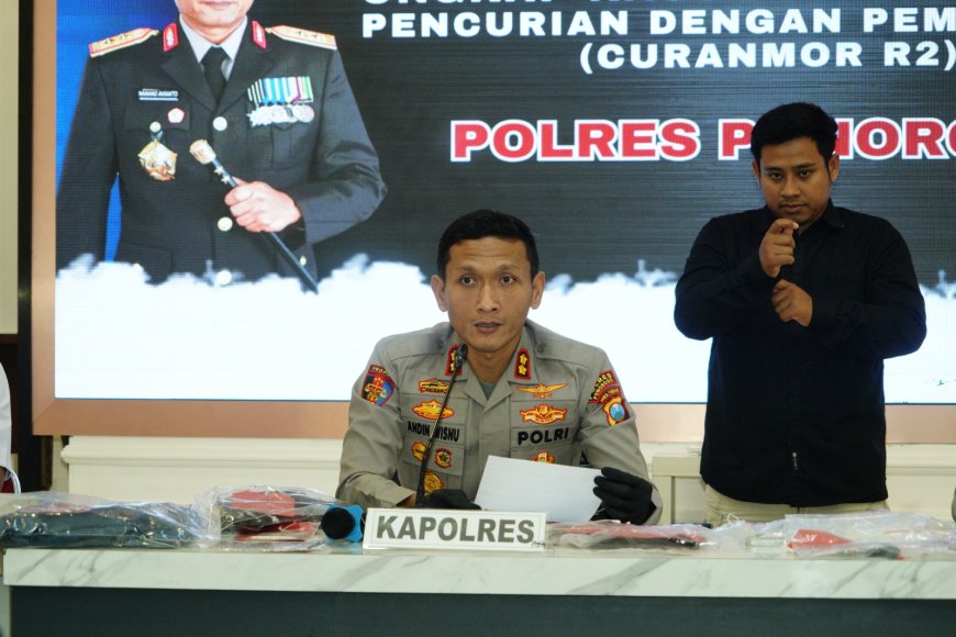 Suami Istri Terlibat Curanmor, Polres Ponorogo Bertindak Cepat