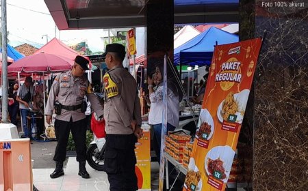 Polres Ngawi Patroli Pasar, Pastikan Harga dan Stok Bapokting Terkendali
