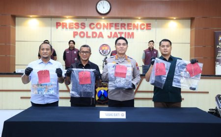 Polda Jatim Ringkus Pelaku Peredaran Bahan Peledak Ilegal