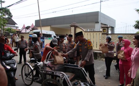 Sinergi Ramadan, Polres Sumenep Bersama Lintas Instansi Berbagi Takjil