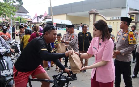 Polres Sumenep Perkuat Sinergi Lewat Aksi Berbagi Takjil