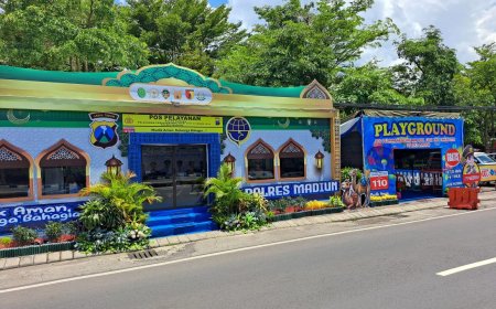 Polres Madiun Siagakan Fasilitas Mudik, Playground dan Bengkel Gratis Disiapkan