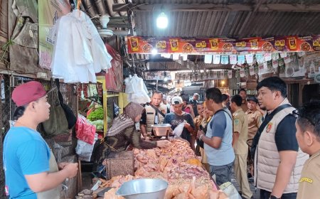 Polres Pasuruan Pantau Pasar Pastikan Stok Pangan Aman Pascalebaran