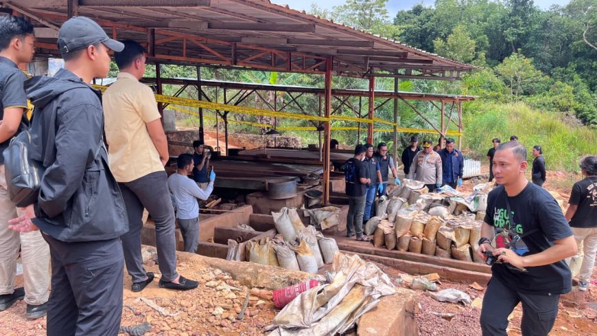 Aksi Penyelundupan Pasir Timah ke Malaysia Digagalkan Polri