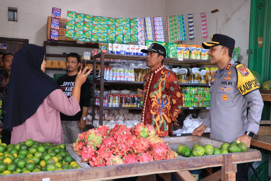 Polres Ngawi Bersama Pemkab Awasi Perdagangan Bapokting