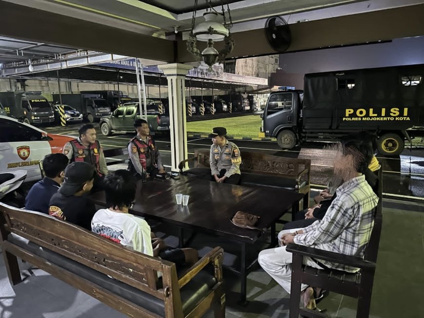 Polisi Gagalkan Tawuran di Wilayah Mojokerto Kota