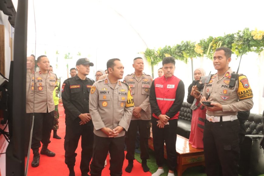 Polres Mojokerto Siaga di Titik Rawan Banjir dan Longsor