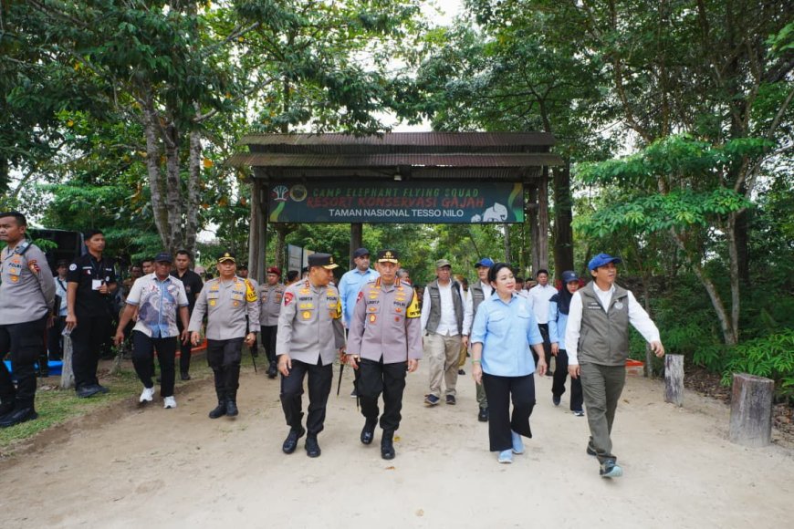 Tinjau Tesso Nilo, Kapolri dan Titiek Soeharto Pantau Konservasi