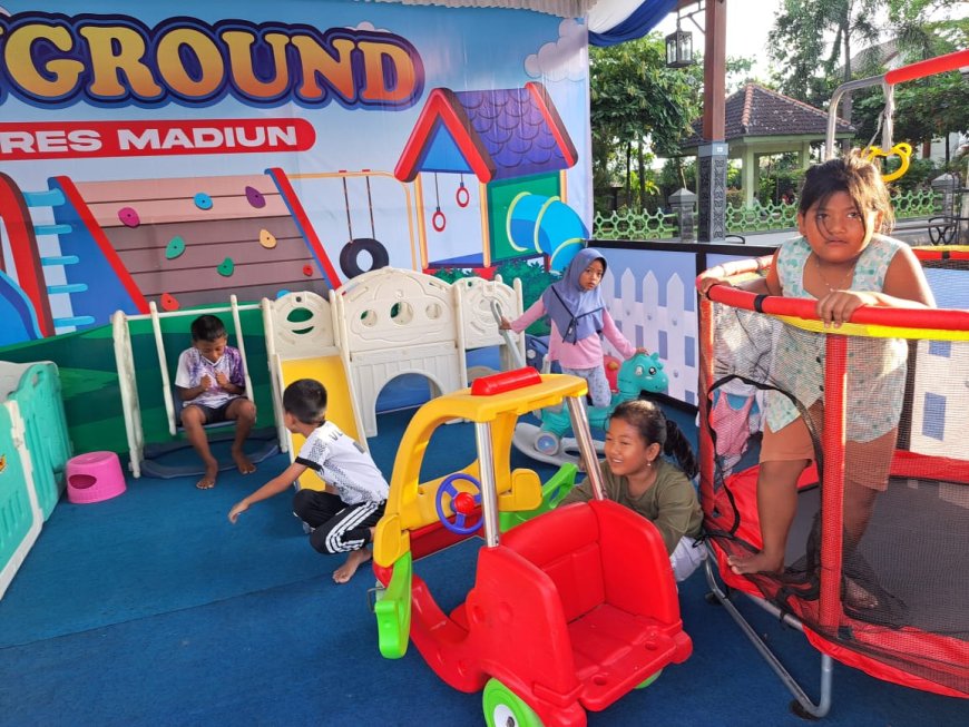 Polres Madiun Siapkan Layanan Mudik, Ada Playground hingga Bengkel Gratis
