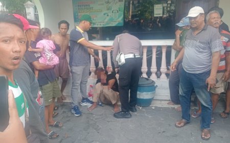 Gerak Cepat Polsek Kenjeran Amankan Pelaku Jambret di Platuk  dari Amukan Massa   
