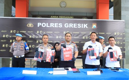 Jaringan Narkoba Antar Pulau Dibongkar, Polres Gresik Tangkap 6 Pelaku