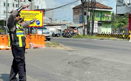 Polres Pasuruan Kota Antisipasi Gangguan Lalin di Bok Wedi