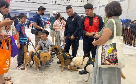 Unit K-9 Polri Sukses Curi Perhatian di Pet Adventure Wonderland