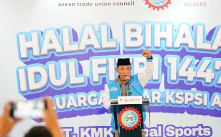 Halal Bihalal Jadi Momentum Kapolri Bangun Kepercayaan Buruh