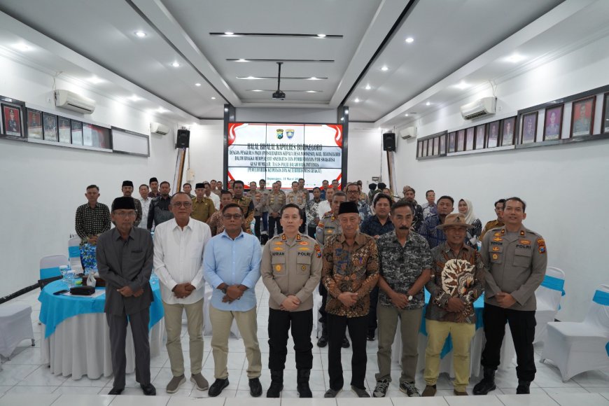 Polres Bojonegoro dan PKDI Solid Jaga Kamtibmas Tetap Kondusif