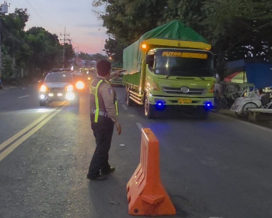 Buffer Zone Bulusan Jadi Solusi, Polresta Banyuwangi Tuai Pujian Pengendara