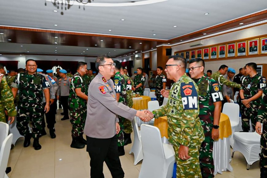 Coffee Morning Jadi Ajang POM TNI–Propam Polri Perkuat Sinergi