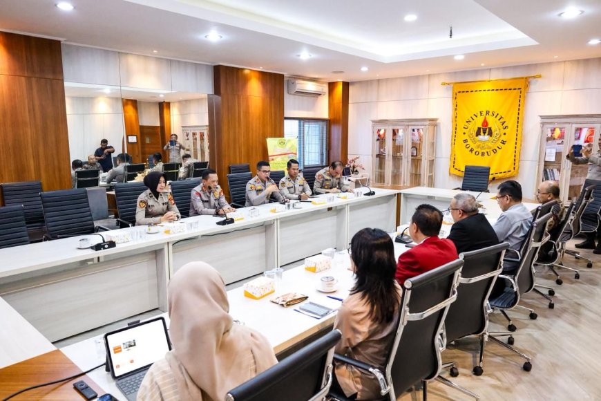 Dorong Pendidikan Berbasis Kolaborasi, Polri Gandeng Universitas Borobudur
