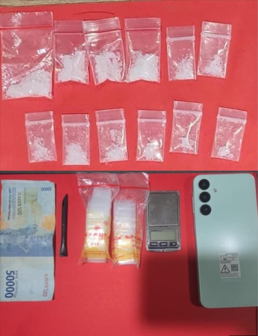 Polres Pelabuhan Tanjungperak Ungkap Kasus Peredaran Sabu