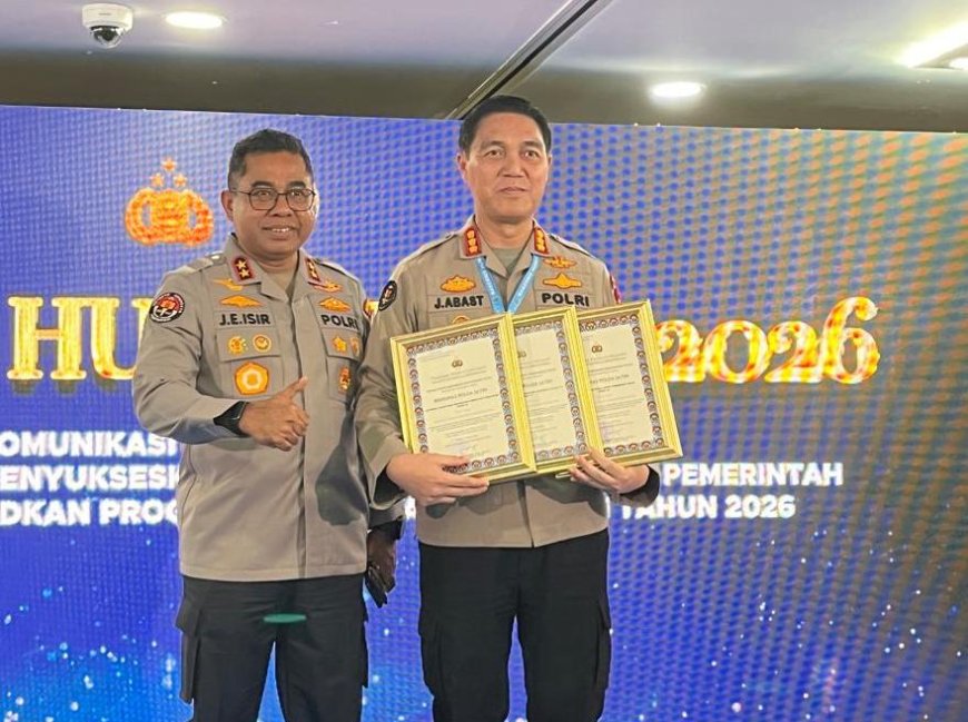 Bidhumas Polda Jatim Borong 3 Penghargaan Nasional di Rakernis Humas Polri 2026