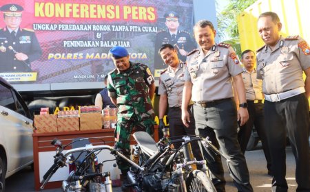Polisi Bubarkan Kerumunan Balap Liar di Jiwan