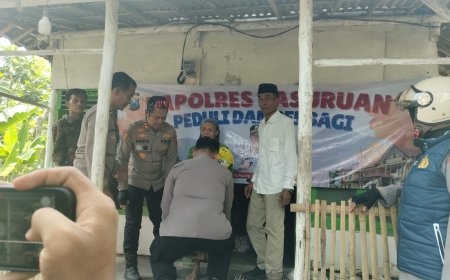 Kapolres Pasuruan Hadirkan Bantuan Sosial untuk Masyarakat