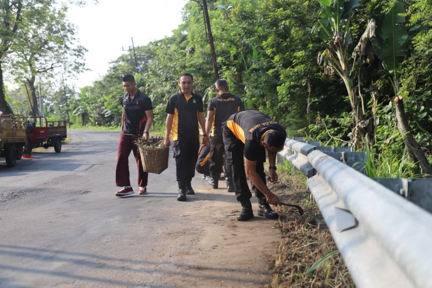 Polres Magetan Perkuat Infrastruktur Lewat Revitalisasi Jembatan