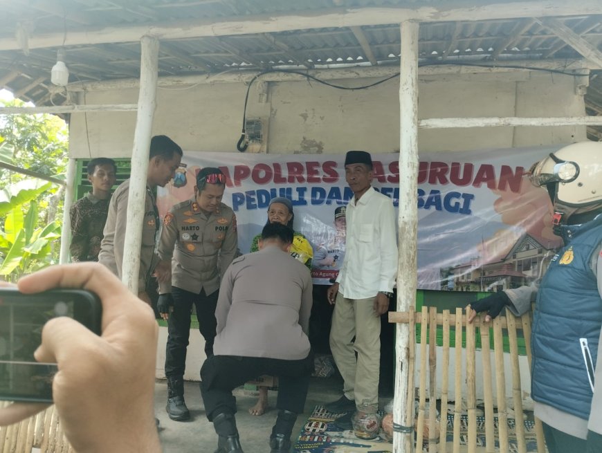 Kapolres Pasuruan Hadirkan Bantuan Sosial untuk Masyarakat