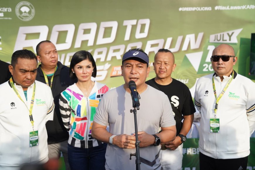 Riau Bhayangkara Run 2026 Jadi Momentum Peduli Alam