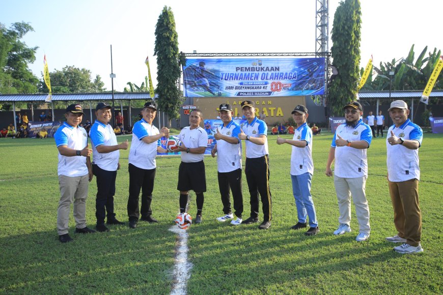 Turnamen Olahraga Polres Madiun Libatkan Instansi dan Pelajar